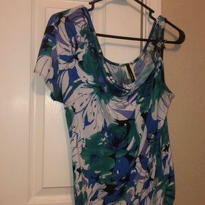 Night out one shoulder blouse